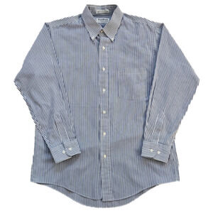 𝅺royal Knight Blue Striped Button-Up Shirt